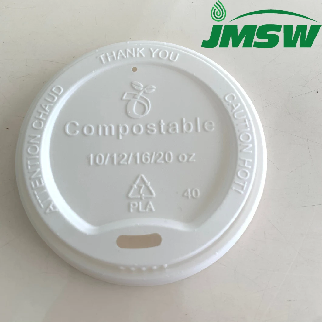 Compostable Eco-Friendly Cpla Cup Lid Cover for Coffee